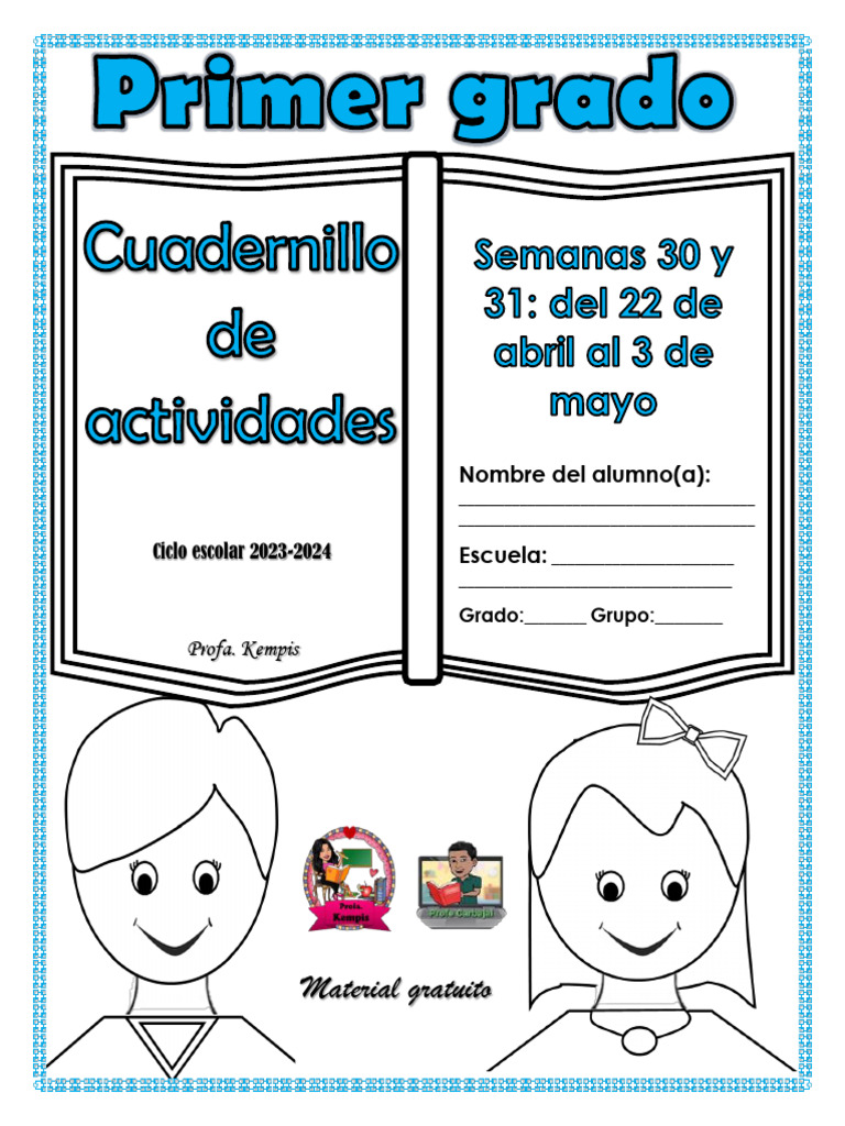 1° S30 y 31 Cuadernillo de Actividades Profa Kempis | PDF | Ciencias de ...