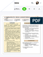 Therapeutic Drug Monitoring notes. Summarized Topics - University of Santo Tomas-Legazpi College of - Studocu