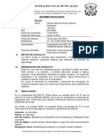 INFORME PSICOLÓGICO Gianna