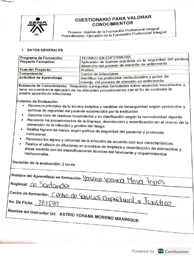 Control De Infecciones Pdf