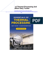 Essentials of Thermal Processing 2Nd Edition Gary Tucker Full Chapter