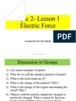 g8 T2L1 Electric Force