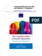 Social Communication Across The Lifespan Heather J Ferguson All Chapter