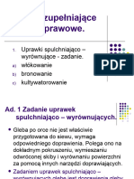 Uzupełniające Zabiegi Uprawowe Włókowanie Bronowanie Kultywatorowania