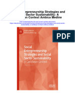 Social Entrepreneurship Strategies and Social Sector Sustainability A Caribbean Context Ambica Medine All Chapter