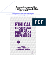 Download Ethical Responsiveness And The Politics Of Difference 1St Ed Edition Tanja Dreher full chapter