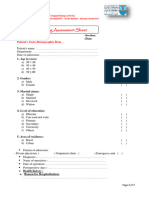 Assessment Sheet