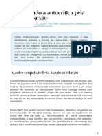 Substituindo a autocrítica pela autocompaixão