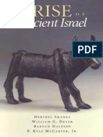 The Rise of Ancient Israel - William G. Dever (Traduccido)