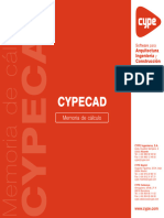 Memoria de Calculo de Cypecad