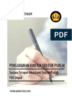Modul Financial Performance Praktikum Pengukuran Kinerja Prodi D4 Akuntansi Sektor Publik