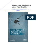 Download Social Media And Digital Dissidence In Zimbabwe Trust Matsilele all chapter