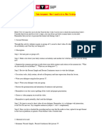 ? (AC-S05) Week 5 - Task Assignment - What I Usually Do vs. What I'm Doing