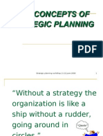 Basic Concepts of Strategic Planning