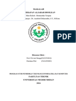 Novi Novani Sinaga Dan Destiana Fitri - MMT - Makalah Ke 6 Kel 10 Penerapan Aljabar Boolean