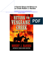 The Sons of Daniel Shaye 04 Return To Vengeance Creek Robert J Randisi Full Chapter