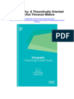 Ethnography A Theoretically Oriented Practice Vincenzo Matera Full Chapter