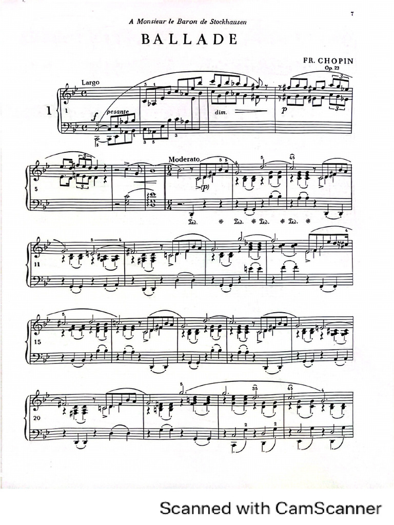 Balada 1 Chopin | PDF