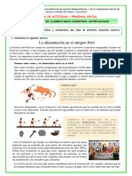 Ficha de La Alimentacion Incaica | PDF | Imperio Inca | Alimentos