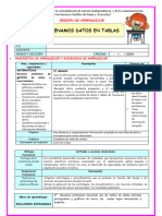 2º U1 S2 Sesion D4 Mat Ordenamos Datos en Tablas