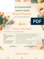 Environmental Conservation Project Proposal by Slidesgo