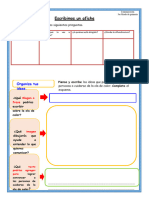 Fichas Sobre Escribimos Afiches Miercoles 10 24