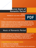 Romantic Era Instrumental Music
