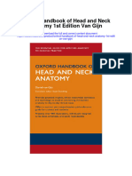 Oxford Handbook of Head and Neck Anatomy 1St Edition Van Gijn Full Chapter