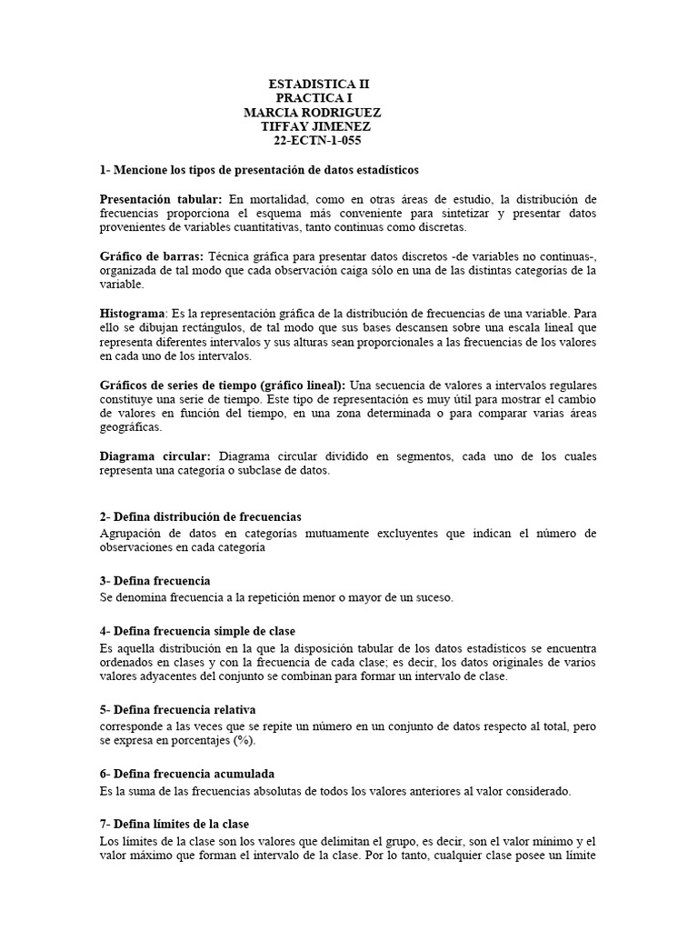 PRACTICA No1 ESTADISTICA 2 - C0NT. G-P | PDF