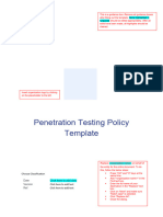 POLICY Penetration Testing Template en