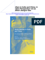 Social Welfare in India and China A Comparative Perspective 1St Ed Edition Jianguo Gao All Chapter