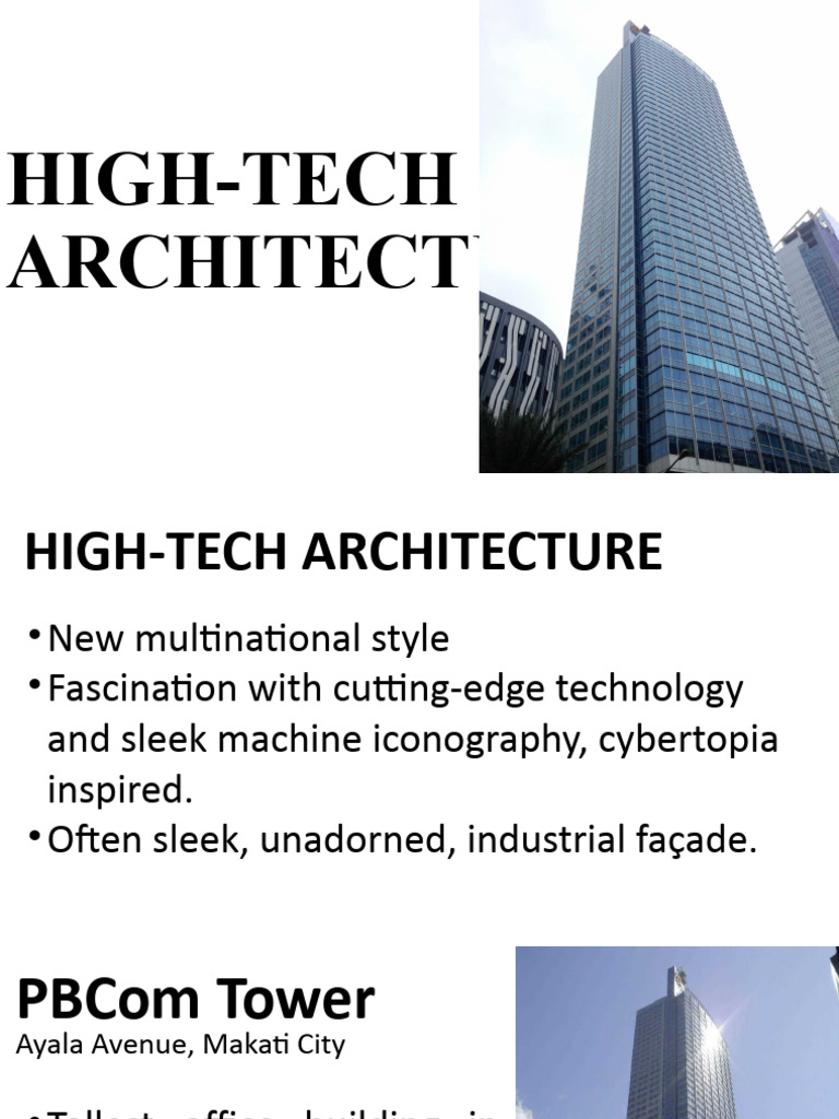 High-Tech Architecture in Makati | PDF | Art | Technology & Engineering