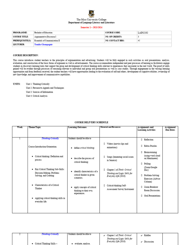 course-delivery-schedule-download-free-pdf-critical-thinking-fallacy