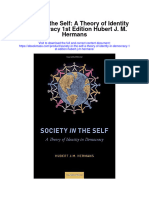Society in The Self A Theory of Identity in Democracy 1St Edition Hubert J M Hermans All Chapter