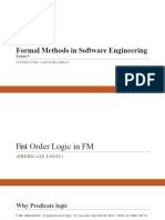 5th & 6th Leacture Formal Methods in Software Engineering