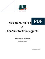 1030 Introduction A Linformatique HP Garnir Et F Monjoie