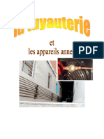 la tuyauterie et les appareiles annex