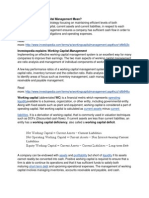 What Does Working Capital Management Mean?: Operating Liquidity Current Assets Current Liabilities