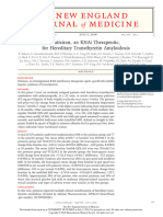 Patisiran, An RNAi Therapeutic, For Hereditary Transthyretin Amyloidosis