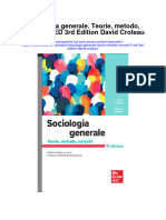 Sociologia Generale Teorie Metodo Concetti 3 Ed 3Rd Edition David Croteau All Chapter