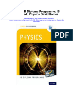 Oxford Ib Diploma Programme Ib Prepared Physics David Homer Full Chapter
