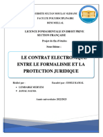 Le Contrat Electronique Entre Le Formalisme Et La Protection Juridique (1)