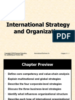 International Strategy & Organizations