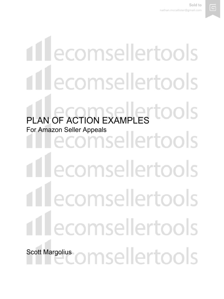Plan Of Action Toward Improved Performance Examples