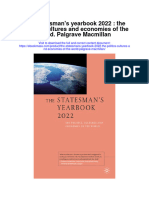 Download The Statesmans Yearbook 2022 The Politics Cultures And Economies Of The World Palgrave Macmillan full chapter