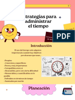 Estrategias para Administrar El Tiempo: Equipo 7