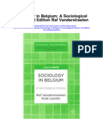 Sociology in Belgium A Sociological History 1St Edition Raf Vanderstraeten All Chapter