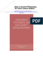 Oxford Studies in Ancient Philosophy Volume 62 Victor Caston Editor Full Chapter
