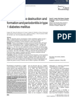 Markers of Bone Destruction and Formation and Periodontitis in Type 1 Diabetes Mellitus