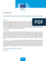 FactSheet Science With and For Society